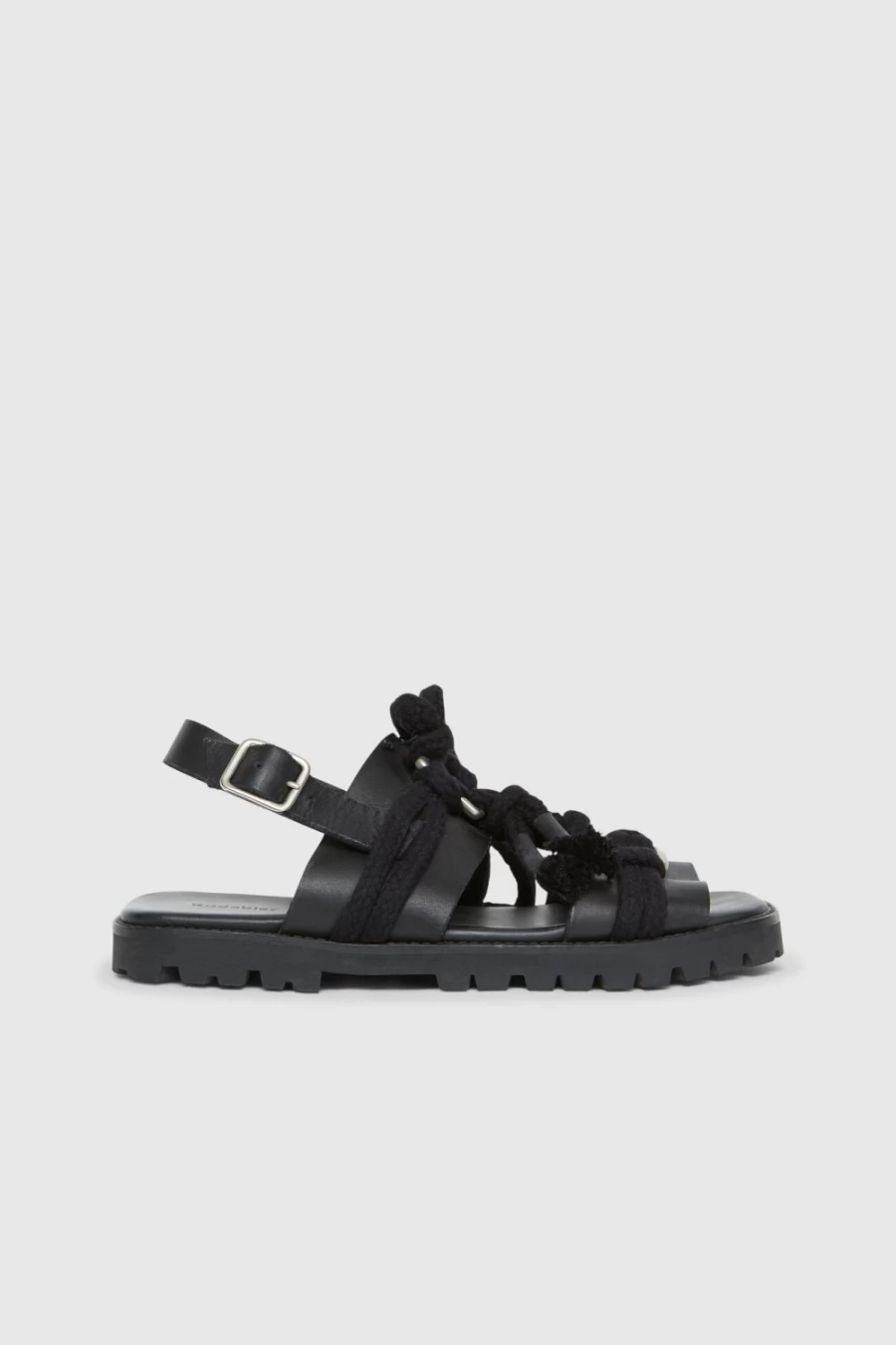 Rodebjer Women's Black Tia Sandals | Stylish & Comfortable Footwear