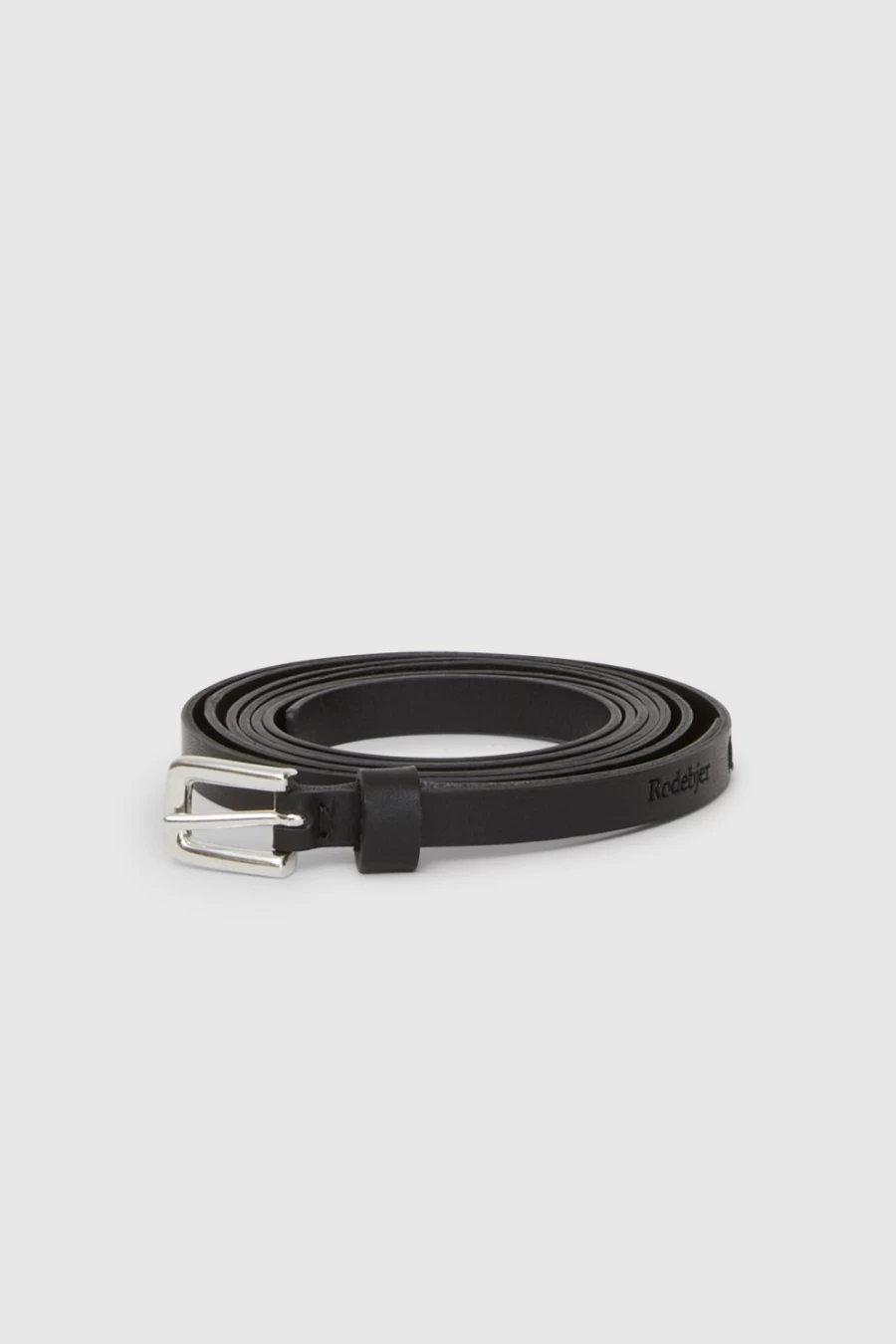 Rodebjer Astrid Black Leather Belt for Women - Stylish Waist Accessory